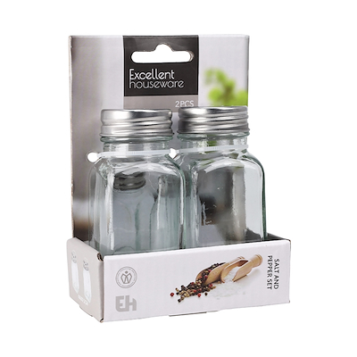 Salt og peber sæt 100 ml H9,5 cm