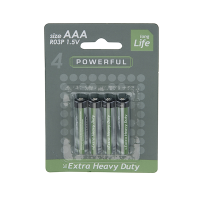 Powerful AAA-batterier 4 stk.