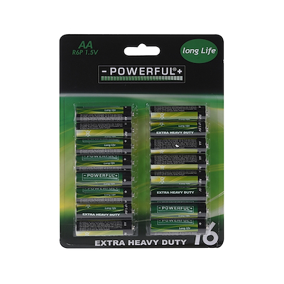 AA-batterier 16 stk.
