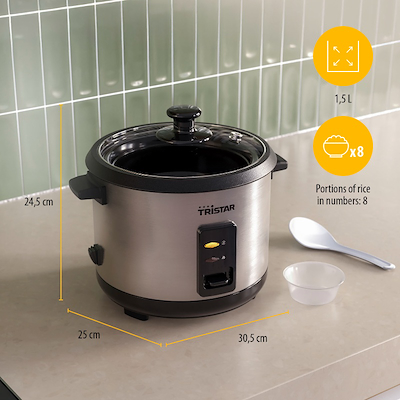 Tristar TRI6147 riskoger 1,5 liter 500 watt