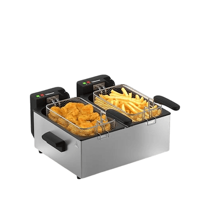 Tristar FR-9342 dobbelt frituregryde 3x2 liter