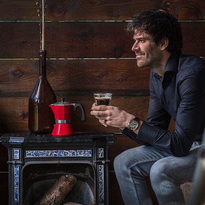 Bredemeijer espressokande rød 6 kopper