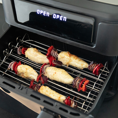 Gastronoma airfryer sort 10 liter 2400 watt