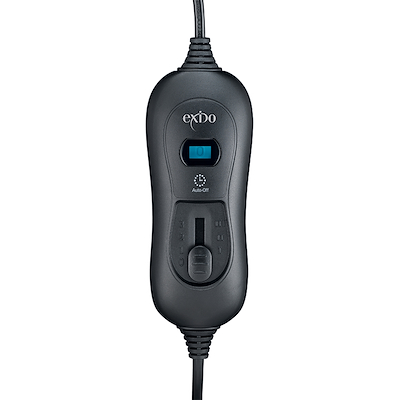 Exido varmepude sort 34x48 cm 100 watt