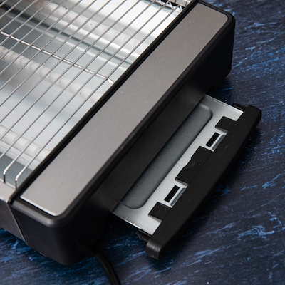 Gastronoma flad brødrister sort 920 watt