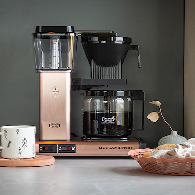 Moccamaster Optio kaffemaskine rose gold 1,25 liter