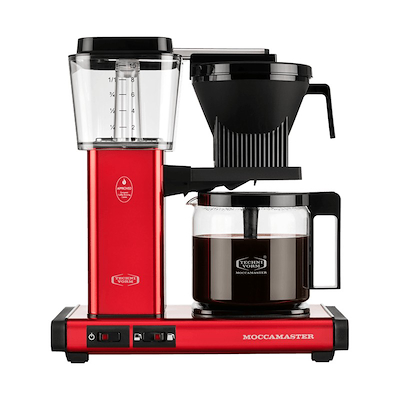 Moccamaster Optio Red Metallic kaffemaskine