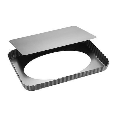Patisse Silvertop tærteform rekangulær 32x22 cm