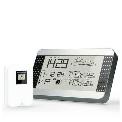 Alecto WS-1700 Vejrstation med trådløs og stort display