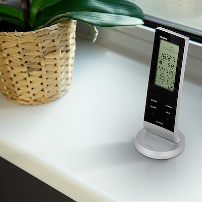 Alecto WS-1150 vejrstation med trådløs sensor sort