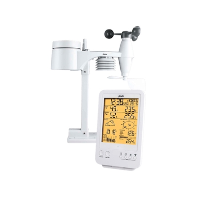 Alecto WS-4800 vejrstation med trådløs sensor hvid