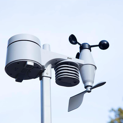 Alecto WS-4800 vejrstation med trådløs sensor hvid