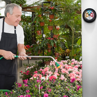 Alecto WS-05 hygrometer med symboler 2x6 cm