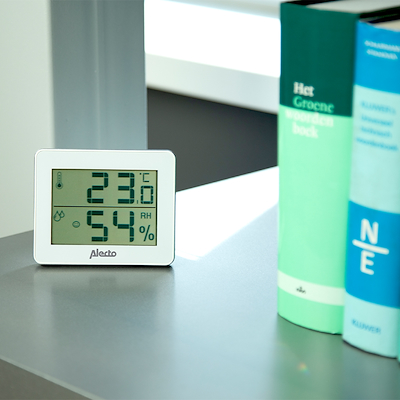 Alecto WS-55 Termometer & hygrometer hvid