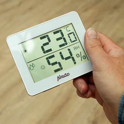 Alecto WS-55 Termometer & hygrometer hvid
