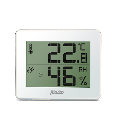 Alecto WS-55 Termometer & hygrometer hvid