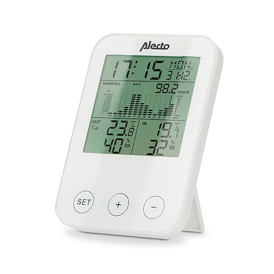 Alecto WS-1200 Vejrstation med trådløs regn- og fugtighedsmåler