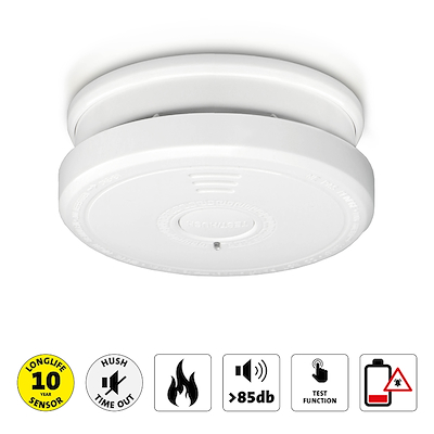 Alecto SA-20 røgalarm med time-out knap hvid