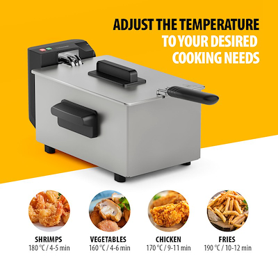 Tristar frituregryde rustfrit stål 3 liter