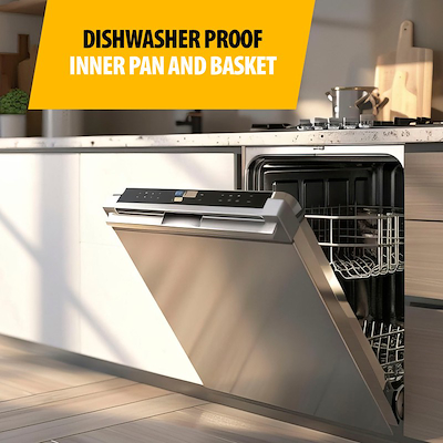 Tristar frituregryde rustfrit stål 3 liter