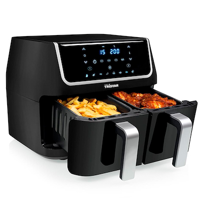 Tristar FR-6970 airfryer med 2 skuffer 2x4,5 liter