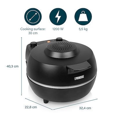 Princess Pro pizzaovn 1200W