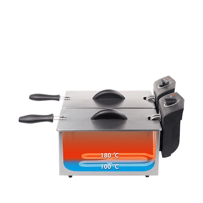 Tristar FR-6937 dobbelt frituregryde 2x3 liter 3600 watt