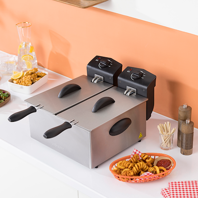 Tristar FR-6937 dobbelt frituregryde 2x3 liter 3600 watt