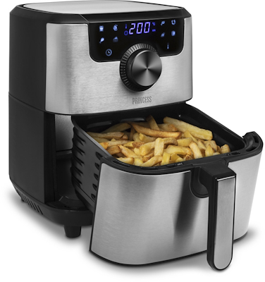 Princess Digital Aerofryer Deluxe airfryer 4,5 liter stål