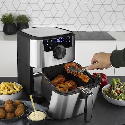 Princess Digital Aerofryer Deluxe airfryer 4,5 liter stål