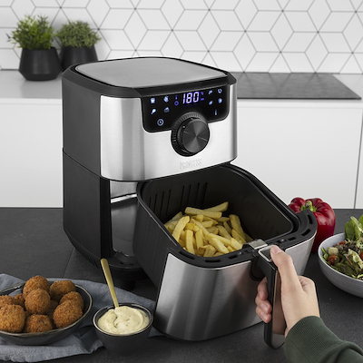 Princess Digital Aerofryer Deluxe airfryer 4,5 liter stål