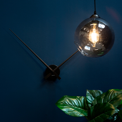 Karlsson Little Big Time vægur sort Ø77 cm