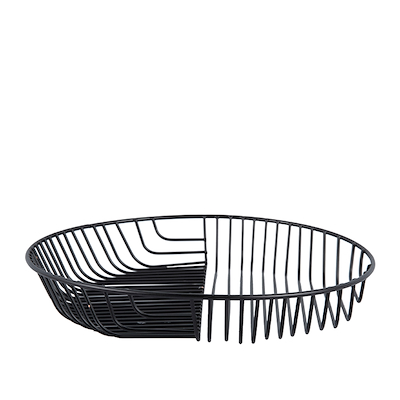 Present Time Crossways fad sort Ø30 cm