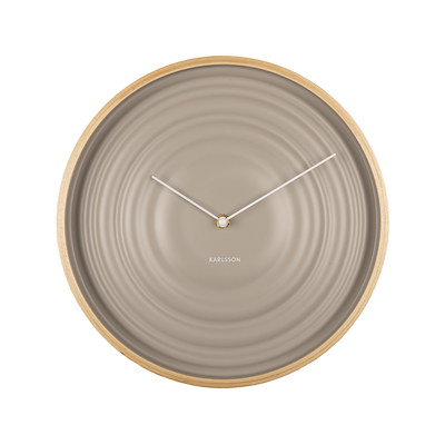 Karlsson Scandi Ribble vægur varm grå Ø31 cm