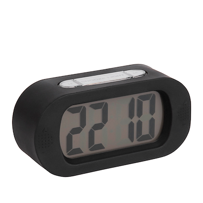 Karlsson Gummy vækkeur sort