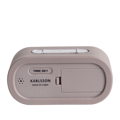 Karlsson Gummy vækkeur grå