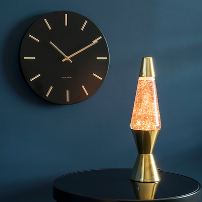 Karlsson Charm vægur sort Ø30 cm