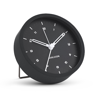 Karlsson vækkeur sort