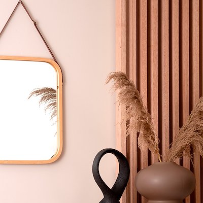 Present Time Idyllic spejl natur Ø30 cm