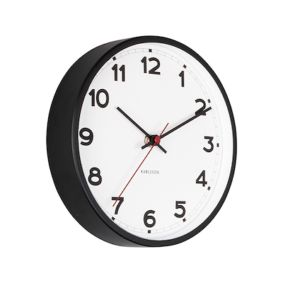 Karlsson New Classic vægur sort Ø20 cm