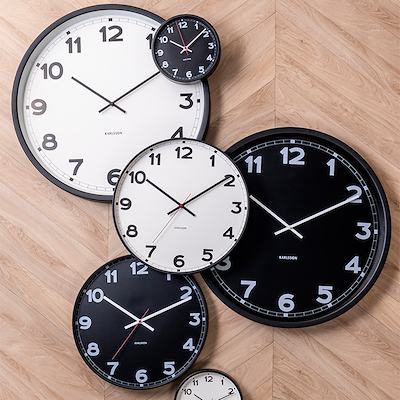 Karlsson New Classic vægur hvid Ø40 cm