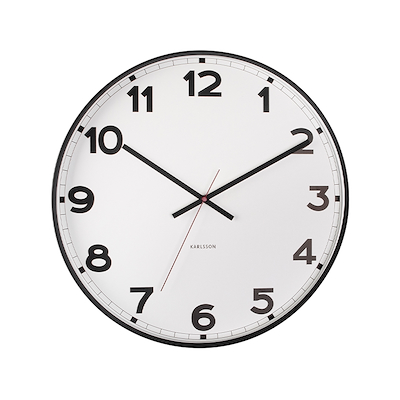 Karlsson New Classic vægur hvid Ø40 cm