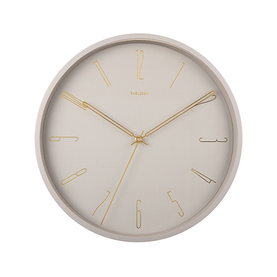 Karlsson Belle Numbers vægur grå Ø 35 cm