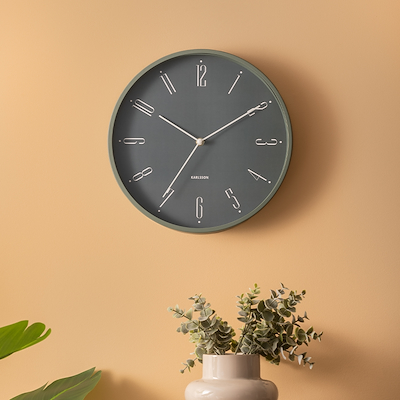 Karlsson Regal Numbers vægur grøn Ø30 cm