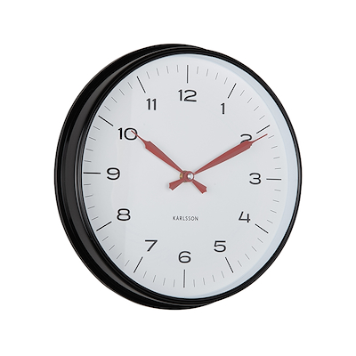 Karlsson Modern Factory vægur sort Ø30 cm