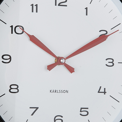 Karlsson Modern Factory vægur sort Ø30 cm