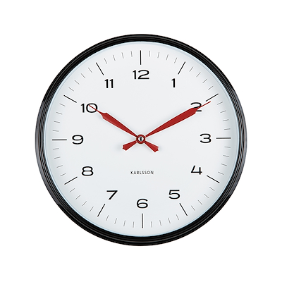 Karlsson Modern Factory vægur sort Ø30 cm