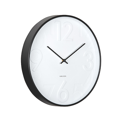 Karlsson Ayuno vægur sort Ø40 cm