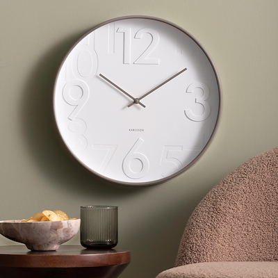 Karlsson Ayuno vægur grå Ø40 cm