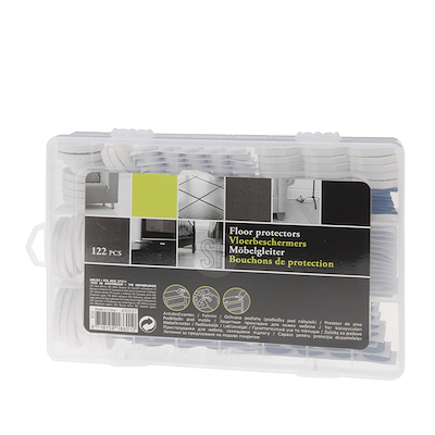 Gulvbeskytter filtpuder 122 stk.